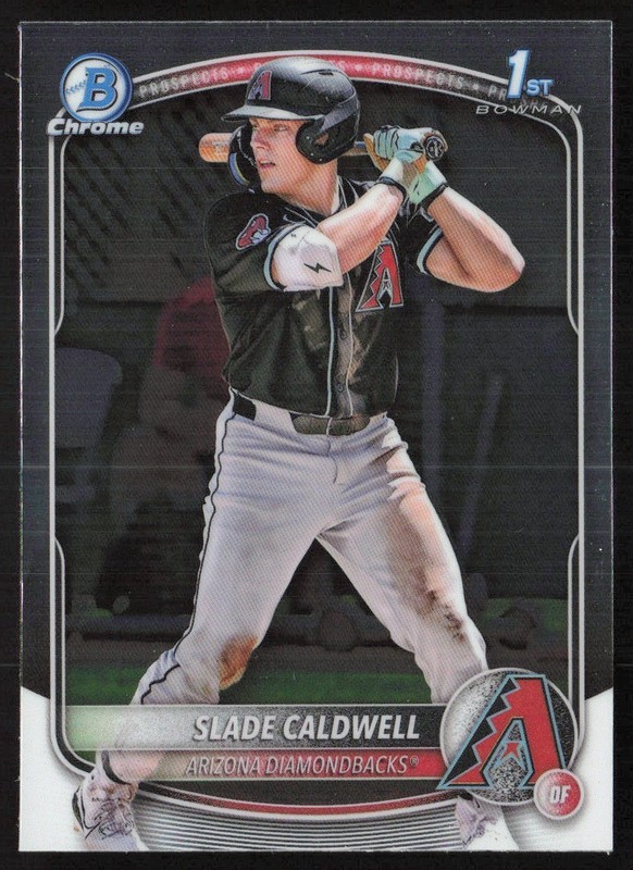 2025 Bowman Chrome Prospects Slade Caldwell #BCP-21 GS1-20