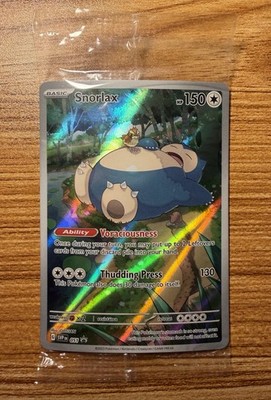 Snorlax SVP EN 051 Black Star Promo Scarlet & Violet Pokemon 151 Card - SEALED