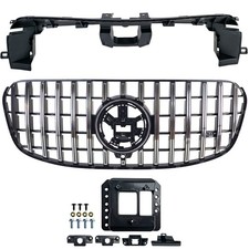 Sport K&uuml;hlergrill Schwarz Chrom f&uuml;r Mercedes GLS X167 ab 2023