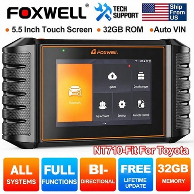FOXWELL NT710 Active Test Diagnostic Tool For Toyota Bidirectional OBD2 All Syst