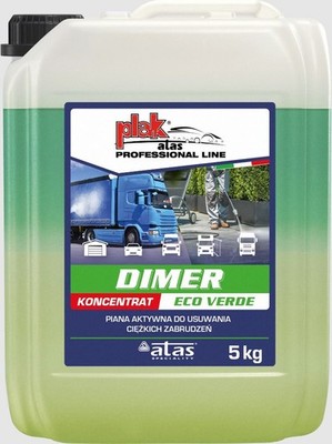 PLAK Dimer Eco Verde 5 kg Aktivschaum VORBEREITUNG FüR STARKE VERSCHMUTZUNG WOW