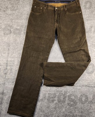 Bugatti Jeans Men's 36x31 brown mid rise Straight fit Stretch made in Germany