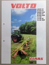 Claas VOLTO 450 540 640 740 Wender Heuwender Prospekt Traktor Bulldog Schlepper 