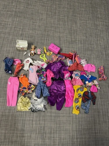 Barbie/ Doll Vintage Mixed Clothing Lot of Many Pieces and Accessories