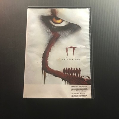 IT Chapter Two DVD 2019 James McAvoy Jessica Chastain Bill Hader Horror
