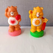 Vtg Lot American Greetings 80s Care Bear Figurines 5" Htf Rare Lot Hand-Painted