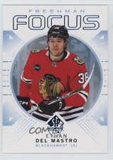 2024-25 SP Authentic Freshman Focus Blue Ethan Del Mastro #21 1e1b
