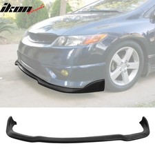 Fits 06-08 Honda Civic Coupe Cs Style Front Lip Bumper Lower Spoiler Guard Pu Fits 06-08 Honda Civic Coupe Cs Style Front Lip Bumper Lower Spoiler Guard Pu