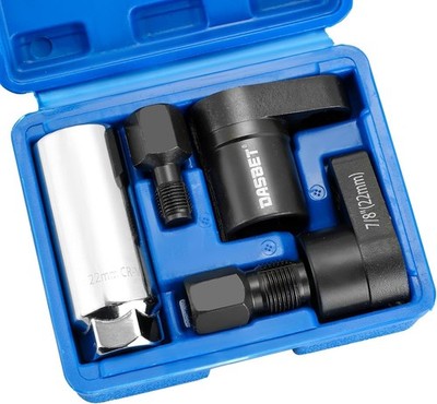 DASBET 5-teiliges O2-Sensor-Steckschlüssel-Set | Versetzter Steckschlüssel zum L