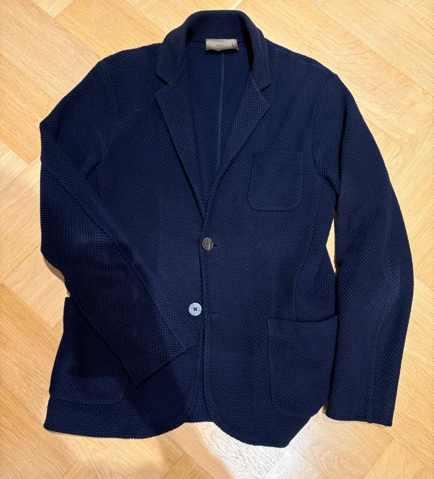 Blaues Strick Sakko von Altea - Bild 2 von 4