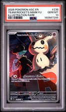 2026 Pokemon Ascended Heroes #238 Team Rocket’s Mimikyu Illustration Rare PSA 10