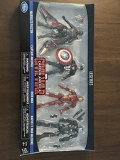 Hasbro Marvel Legends Capitán América Civil War 4 Pack - Gorra, Stark, Falcon, War
