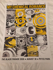My Chemical Romance MCR Exclusive Poster San Diego 8/30/2026 Petco Park