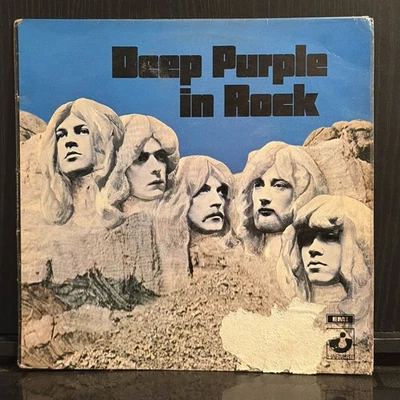 DEEP PURPLE In Rock 1970 Harvest UK 1st Press A2/B1 Cuts SHVL 777 Child In Time - image 1 of 4