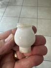 Antique Milk Glass Shade Little Beauty Night Kerosene Small Mini 3/4” Size Lamp