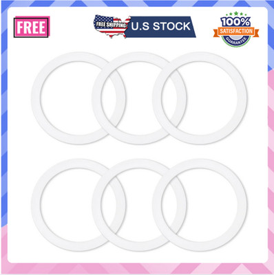 6 Pcs Gasket Seal Rings for Bialetti Moka Express Dama 6 Cups - Spare Food Grade