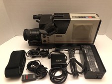 Vintage RCA VHS Camcorder   Model CPR 300 W Strap  Accessories 1987