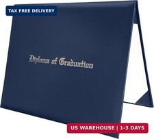 Leatherette Imprinted Diploma Cover for Certificate 8.5"x 11" Padded Graduation