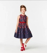 Ret. 114 American Girl x Janie and Jack Wrapped in Roses Party Dress Sz 6