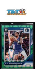 P.J. Washington Jr. 2024-25 Donruss Optic Green Shimmer #74 Dallas Mavericks 78