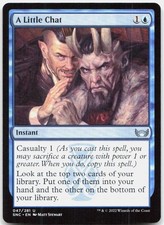 A Little Chat 47 Near Mint Streets of New Capenna Uncommon Magic: The Gathering