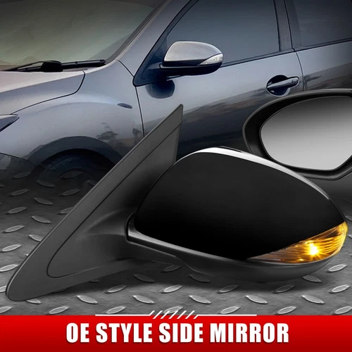 FOR 10-13 MAZDA 3 OE STYLE POWERED+HEATED+TURN SIGNAL DRIVER LEFT SIDE MIRROR