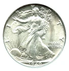 1940 Walking Liberty Half Dollar, ANACS MS 66