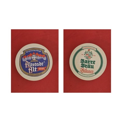 Barre Bräu Original obergärig Brauerei Bierdeckel Bier