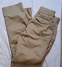 Vintage 90s 80s EMS Eastern Mountain Sports 32x36 Flannel Lined Khaki Pants 