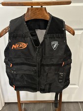 Official Nerf Tactical Vest N Strike Genuine Black Mesh Battle
