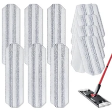 10Pcs Mop Replacement Pads,Compatible with O Cedar H2prO Flat Mop System Univ...