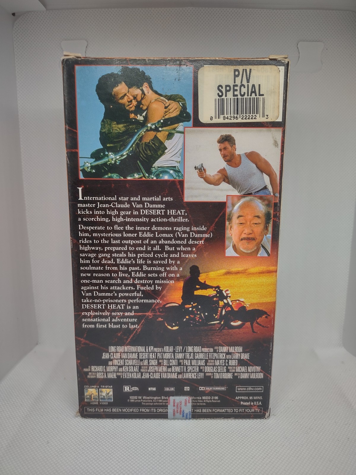 1999 Action Film Desert Heat, Starring Jean-Claude Van Damme Rare VHS thumbnail 2