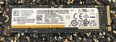 SAMSUNG PM9A1a MZ-VL2512B- 512GB NVME PCI-E GEN4X4 - LENOVO SAMSUNG