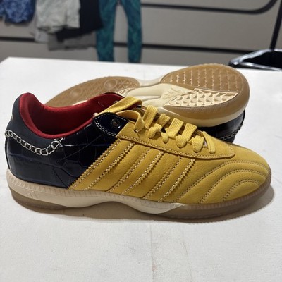 Adidas Wales Bonner US Men's 8.5 Yellow/Blue/Gum Retro Samba Millenium IH8407