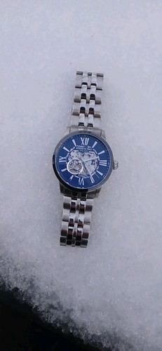 Kenneth Cole NY GL21224 Automatic Skeleton Luxury Dress Stainless Bracelet Watch - Picture 2 of 5