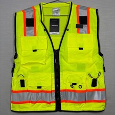 Kishigo High Visibility Surveyors Safety Vest  S5000 Mens Size Medium