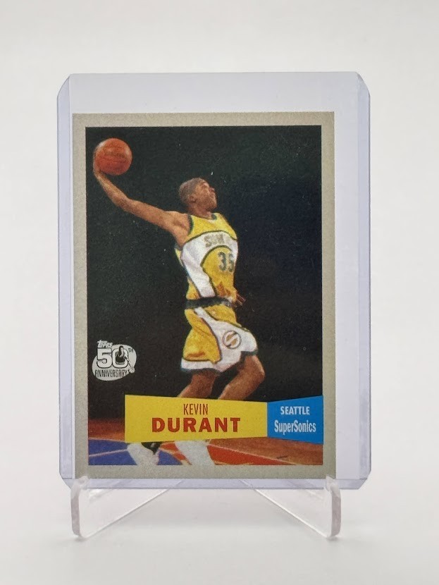 2007-08 Topps 50th Anniversary 1957-58 Variation KEVIN DURANT #112 Rookie RC
