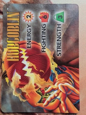 OverPower Marvel Fleer 1996 Hobgoblin Hero Character Hillshire Farm Promo MP