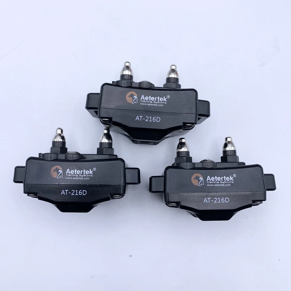 Aetertek AT-216D 3 Dog Training Collar Shock Beep Vibrate Waterproof 600 Yards - Image 2 of 4