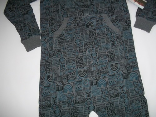 KAVU One Der Suit 1 Piece Outfit Blue Vibes HOODED UNION SUIT Mens Size XXS NEW - Picture 3 of 8
