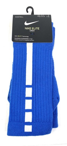 Nike Men's Elite DRI-FIT Basketball Cushioned Crew Socks Multiple Colors & Sizes - Picture 13 of 89