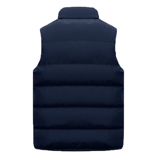 Mens Winter Body Warmer Gillet Waistcoat Padded Quilted Sleeveless Coat Tank Top - Picture 9 of 18