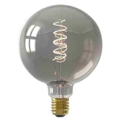 Calex Spiral Filament LED Lampe - E27 - G125 - Titan - 4W - dimmbar