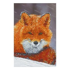 Bead Embroidery Kit Fox DIY VDV Bead needlepoint Bead stitching Beadwork