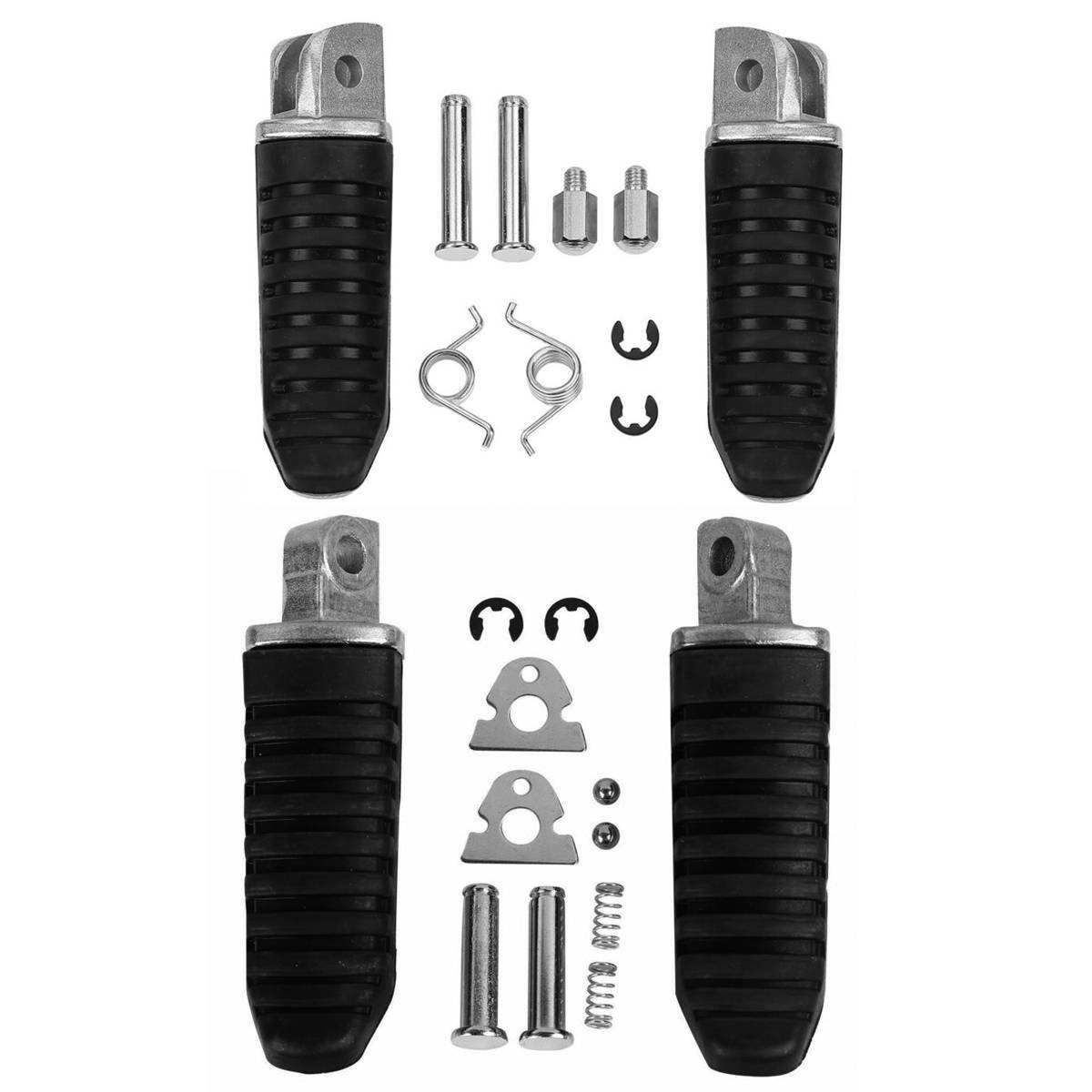 Driver Passenger Foot Pegs Footrests Fit For Suzuki Hayabusa GSX1300R