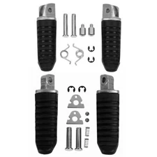 Front Rear Footpegs Foot Peg Footrest Fit For Suzuki GSX1300R Hayabusa 2008-2012