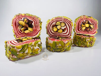 3,19 /100g Lokum Turkish Delight Marshmallow Pistazien Granatapfel