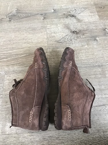 Skechers Damen Biker Chukka Stiefel Größe 8 Braun Lineage Wildleder Mokassin Sneaker 44706 - Bild 9 von 12