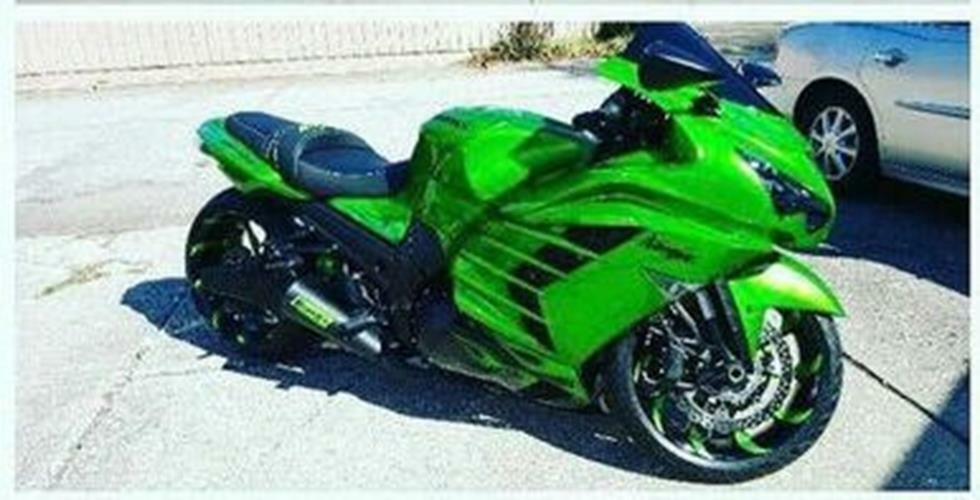 たお 新品正規品 ZX14 Kawasaki Custom Purple 360 Conversion Tire