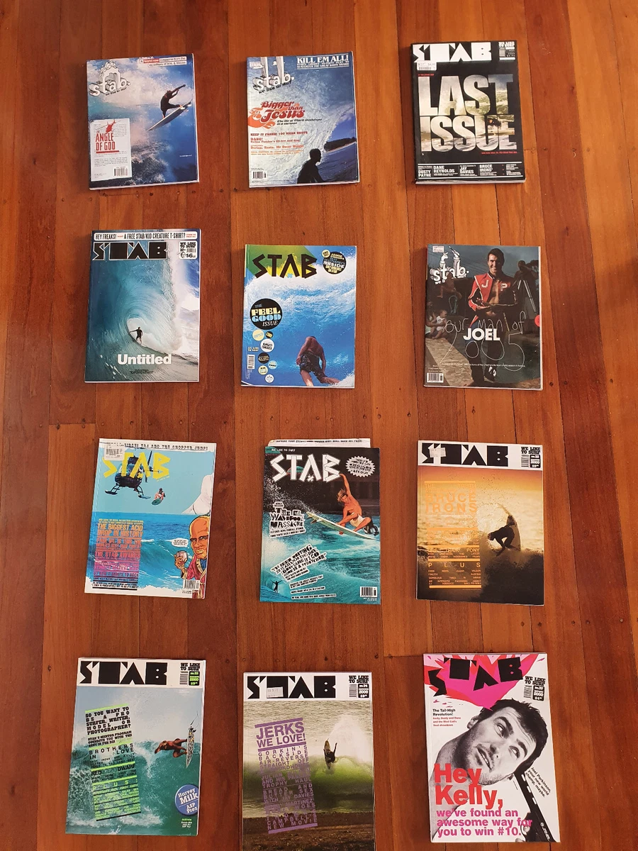 STAB SURFING MAGAZINES VARIOUS LARGER ISSUES